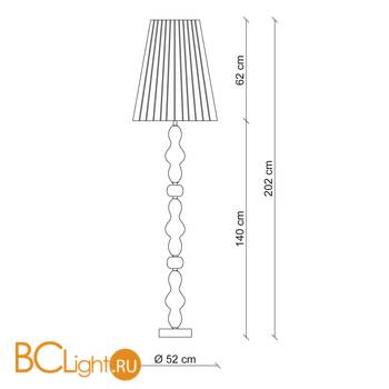 Торшер Patrizia Garganti Ginger & Fred PG519 - Схема